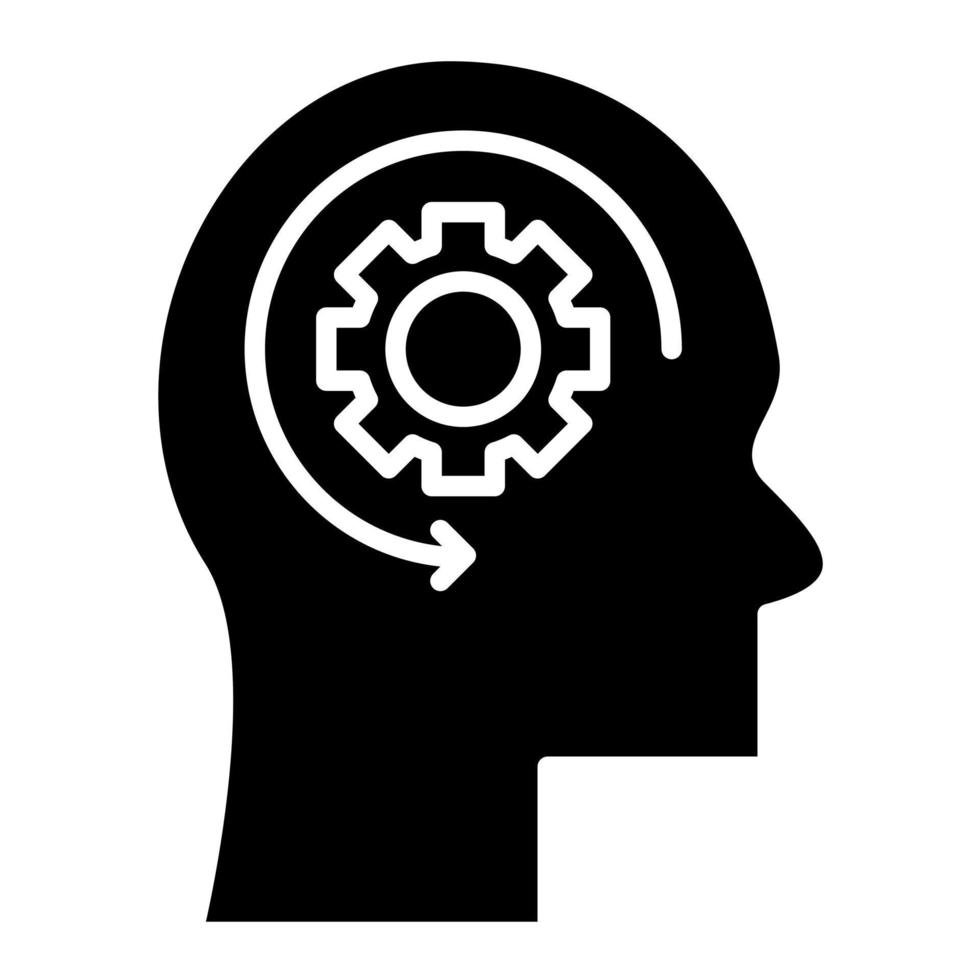 technical skills glyph icon vector